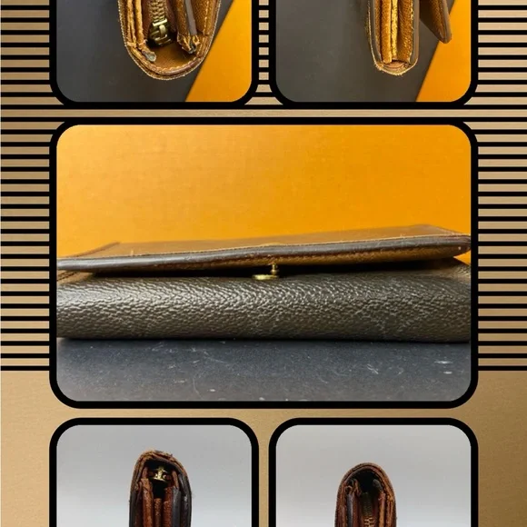 Louis Vuitton 2002 Porte Monnaie Tresor Compact Wallet Authentic and Vintage - Picture 14 of 17